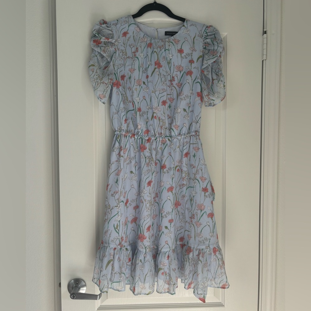 Banana Republic Blue Floral Dress - NWT